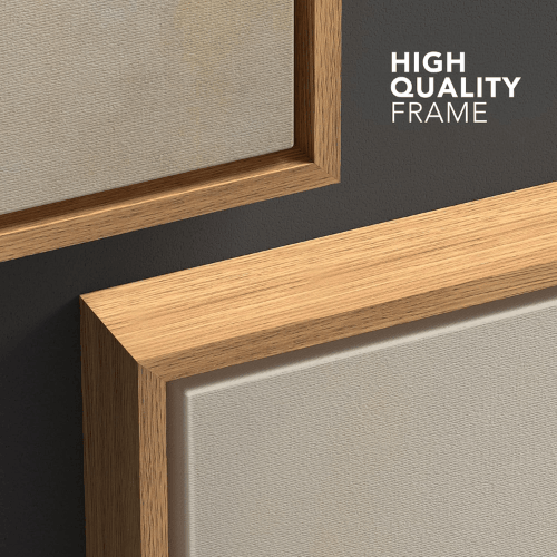 Zen Bird on Branch Canvas Wall Art – Minimalist Rustic Print