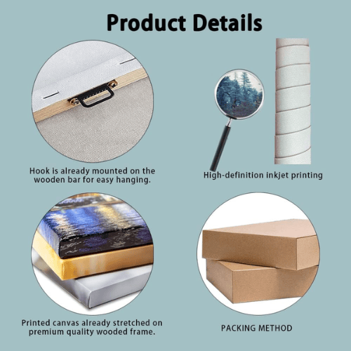 African American Boho Wall Art – Black Women Reading Book Canvas Art