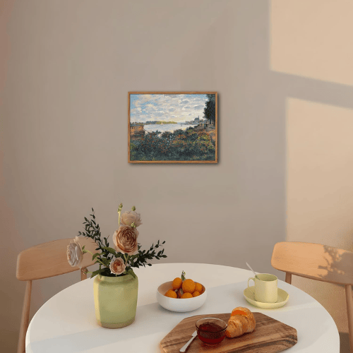 Framed Claude Monet Wall Art – Impressionist Landscape Canvas