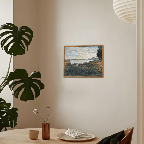Framed Claude Monet Wall Art – Impressionist Landscape Canvas