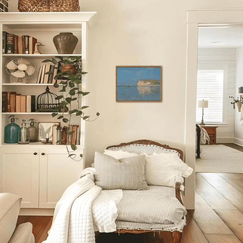 Framed Claude Monet Coastal Wall Art