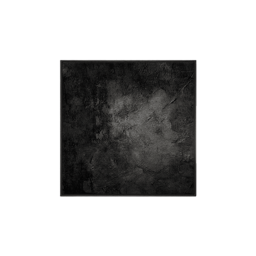 Modern Abstract Square Framed Art – Minimalist Monochrome Canvas Print