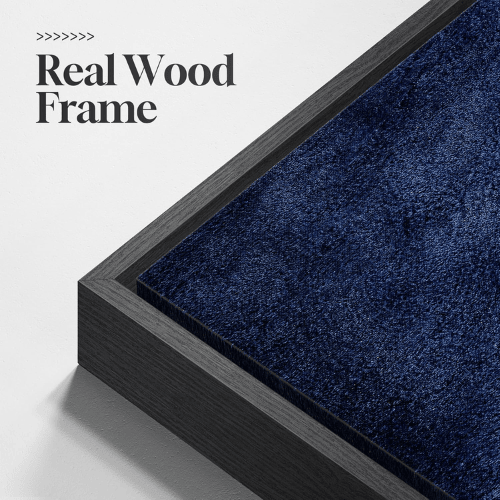 Modern Abstract Square Framed Art – Minimalist Monochrome Canvas Print