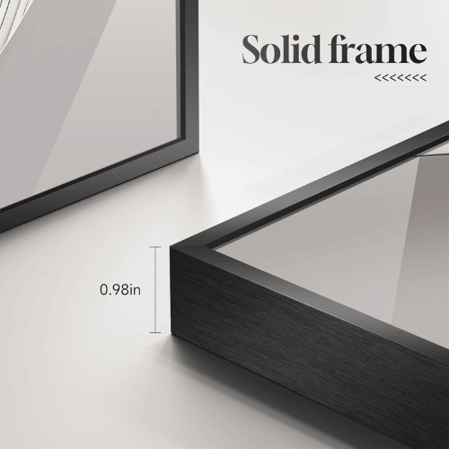 Modern Silver-Gray 3-Piece Framed Set – Crystal Porcelain High-Gloss Abstract